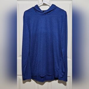 Lightweight cool blue quick-dry hoodie